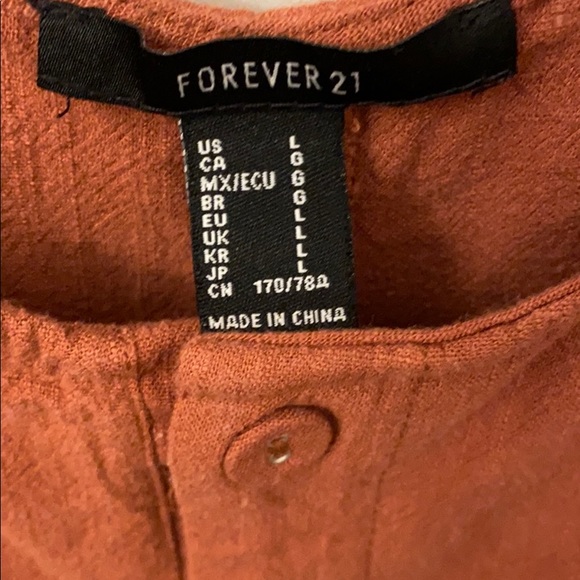 Burnt orange romper! - Picture 2 of 2